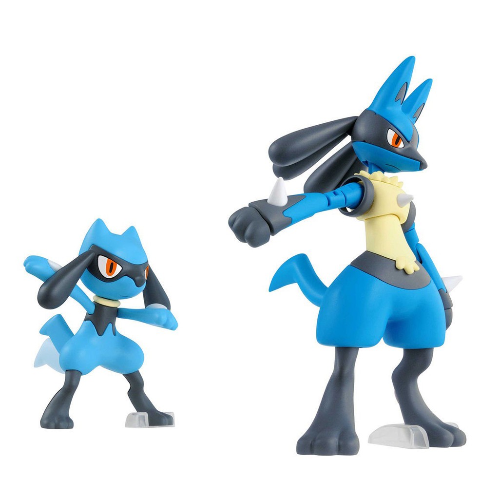 Bộ lắp ráp pokepla No 44 Riolu & Lucario