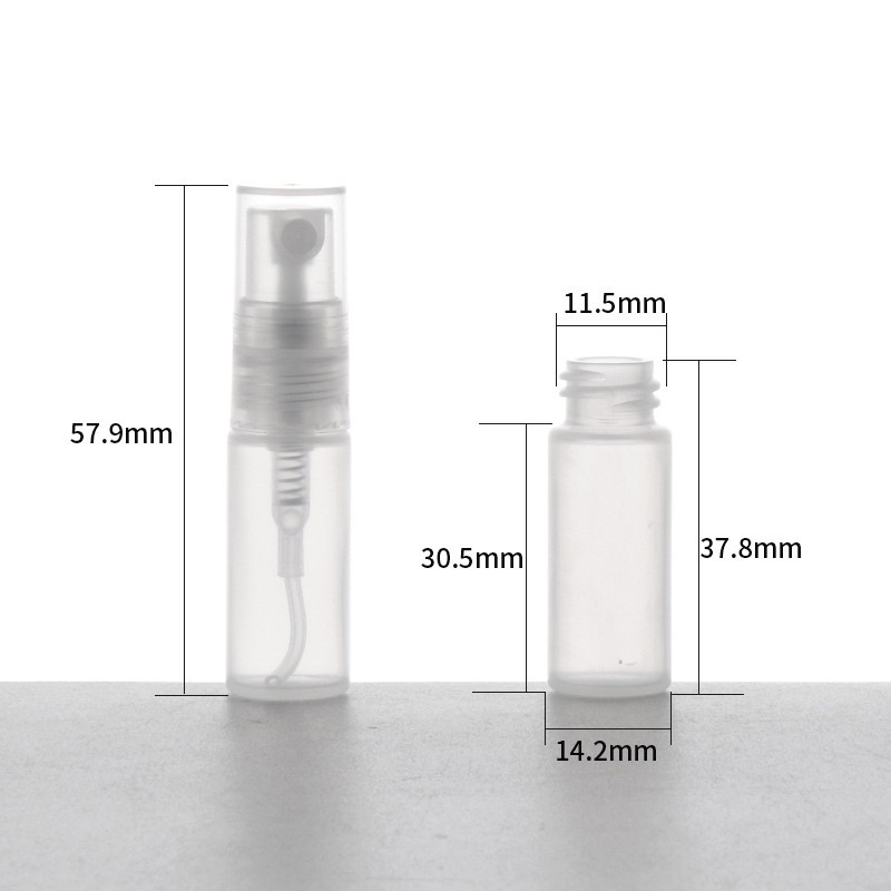 [HCM] Chai chiết nước hoa 3ml thủy tinh nắp trong