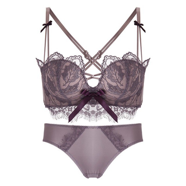 Bộ Đồ Lót Ren Vương Miện Gợi Cảm Không Gọng Đệm Vừa | BigBuy360 - bigbuy360.vn