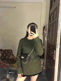Áo len vặn thừng