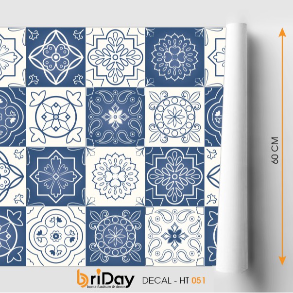 Set 32ô decal Gạch Bông 60x120 cm - bền đẹp - mẫu mới | BigBuy360 - bigbuy360.vn