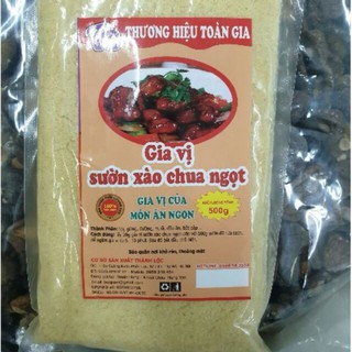 sườn xào chua ngọt goi 500g