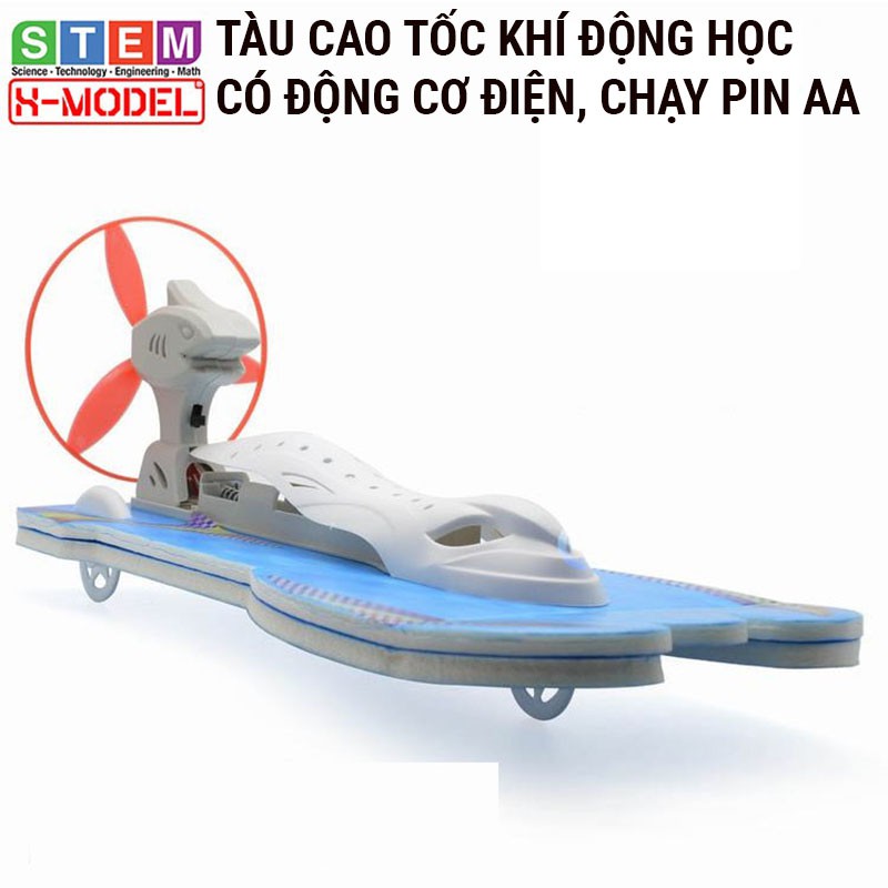 Đồ chơi sáng tạo STEM Tàu cao tốc khi động học XMODEL ST58 đi được trên nước cho bé  |Giáo dục STEM,STEAM