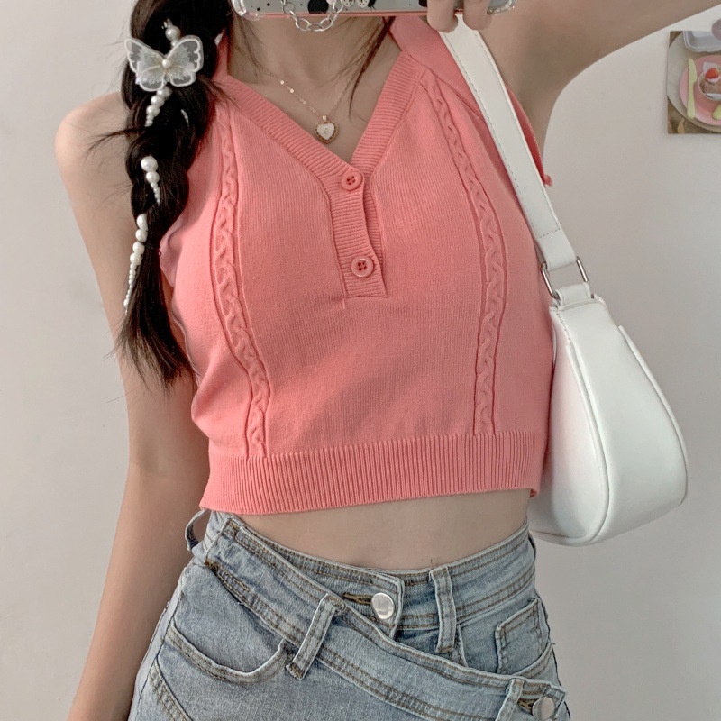 Áo croptop nữ 2 dây buộc cổ kiểu ôm tay ngắn cổ vuông nhún ngực bigsize thun body k5T4