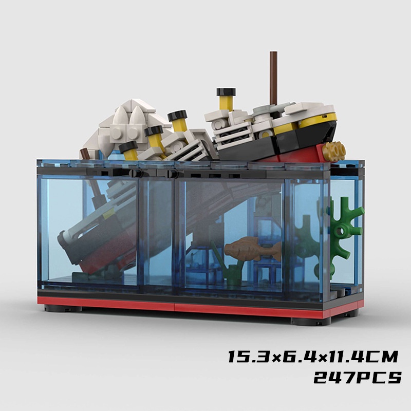 Set đồ chơi lắp ráp SLUBAN M1722-CP36 mô hình tàu titanic 247 mảnh