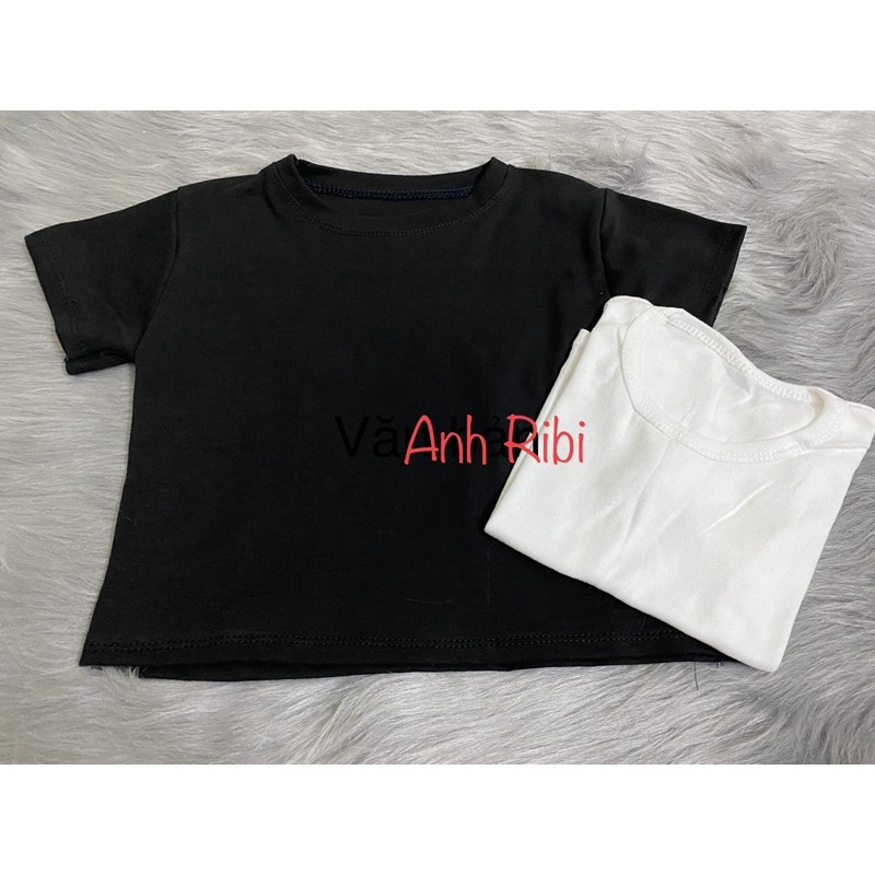 ÁO THUN CROPTOP NGẮN TAY TRƠN