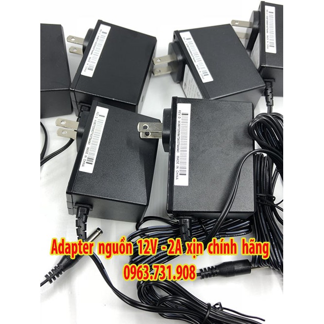 Adapter nguồn 12v 2a chính hãng