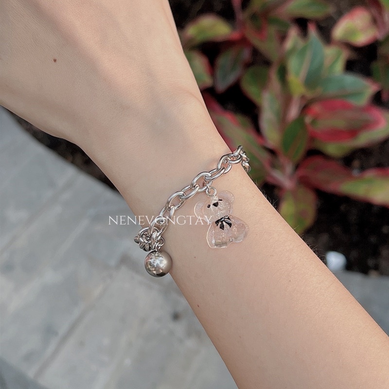 Vòng gấu trong suốt dễ thương [ẢNH THẬT]