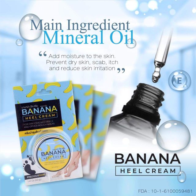 Kem trị nứt gót chân Banana Heel Cream Thái Lan