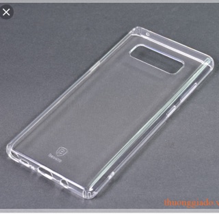 Ốp lưng silicon chống sốc Galaxy Note 8 hiệu Baseus trong suốt