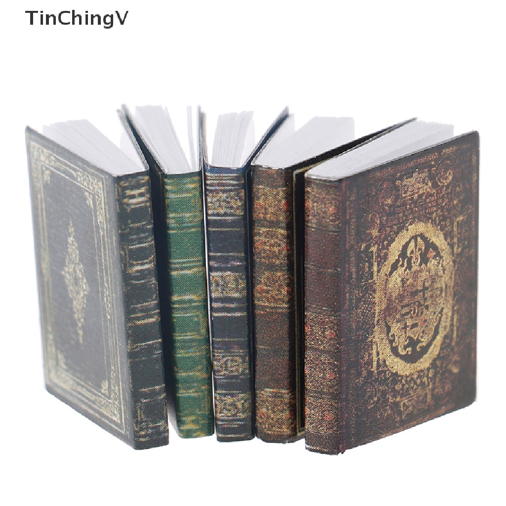 Bộ 3 Cuốn Sách Mini Tỷ Lệ 1: 12 Dùng Trang Trí Nhà Búp Bê