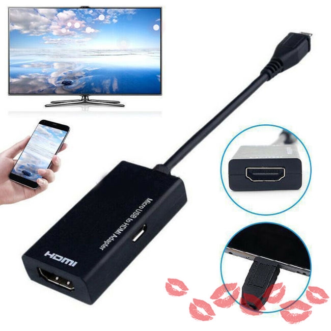 Cáp Chuyển Đổi Cổng Micro Usb Sang Hdmi Cho Điện Thoại