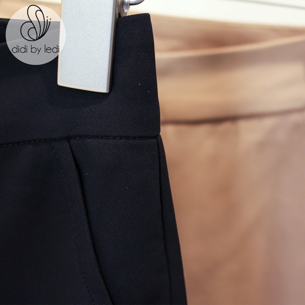 Quần Cullotes ống suông, quần tây nữ màu Da dáng lửng DIDI BY LEDI, vải Visco cao cấp cạp cao size S M L XL XXL - Q531 | BigBuy360 - bigbuy360.vn