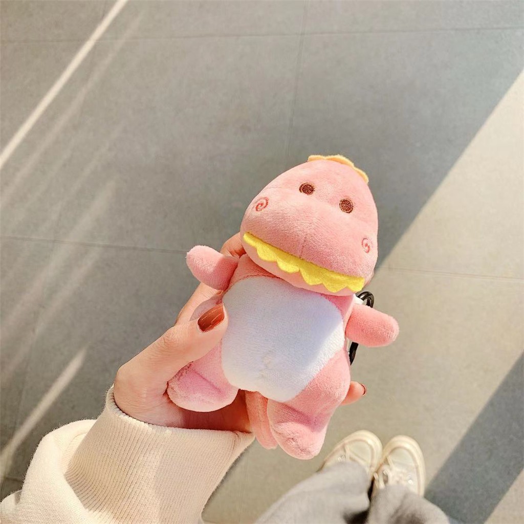 Vỏ hộp tai nghe không dây hình khủng long nhồi bông 3d cho AirPods | BigBuy360 - bigbuy360.vn