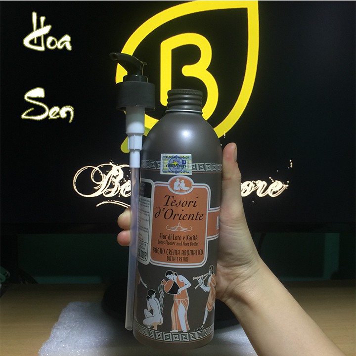 {TẶNG CHÌ MÀY} Sữa tắm nước hoa xích Tesori d'oriente Italy 500ml- Trắng da, Giữ ẩm, Lưu hương - Kèm Vòi | BigBuy360 - bigbuy360.vn