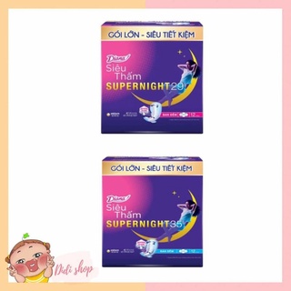 Băng vệ sinh diana siêu thấm supernight 29cm / 35cm