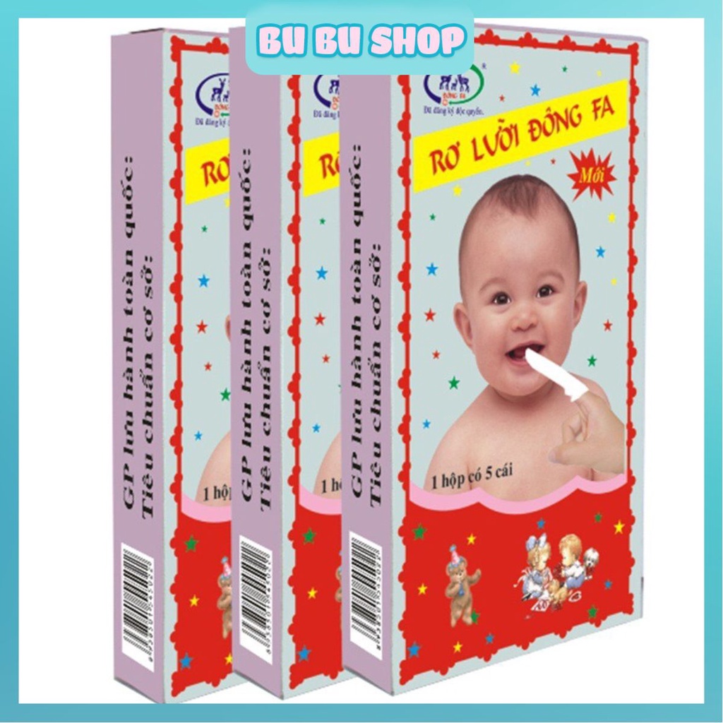 Combo 5 Hộp Gạc Rơ Lưỡi Đông Pha ( Đông Fa) Vệ Sinh Răng Miệng Cho Bé Sơ Sinh, Bé Đang Mọc Răng