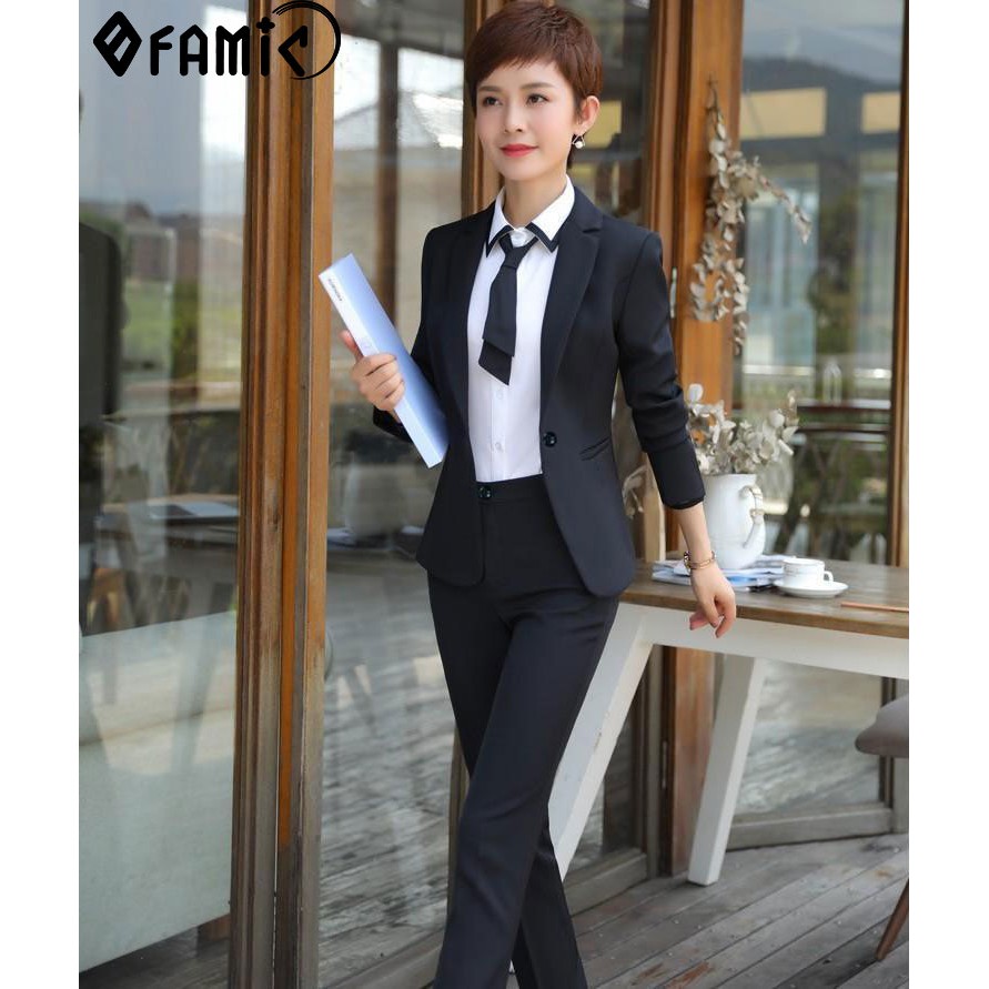 Set Vest Nữ ❤️𝑭𝑹𝑬𝑬𝑺𝑯𝑰𝑷❤️ Giảm 5K khi nhập mã [AO VEST] ❤️ Bộ Vest Nữ Công Sở Gồm Áo Tay Dài Quần Dài Cá Tính | BigBuy360 - bigbuy360.vn