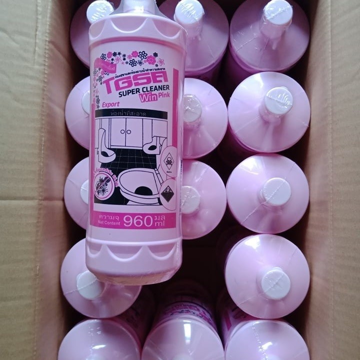 Nước Tẩy Tolet - Diệt Khuẩn - Khử Mùi - Tẩy Trắng Chống Tắc Nghẽn Thái Lan 960ml  - Dung Dịch Tẩy Hồng