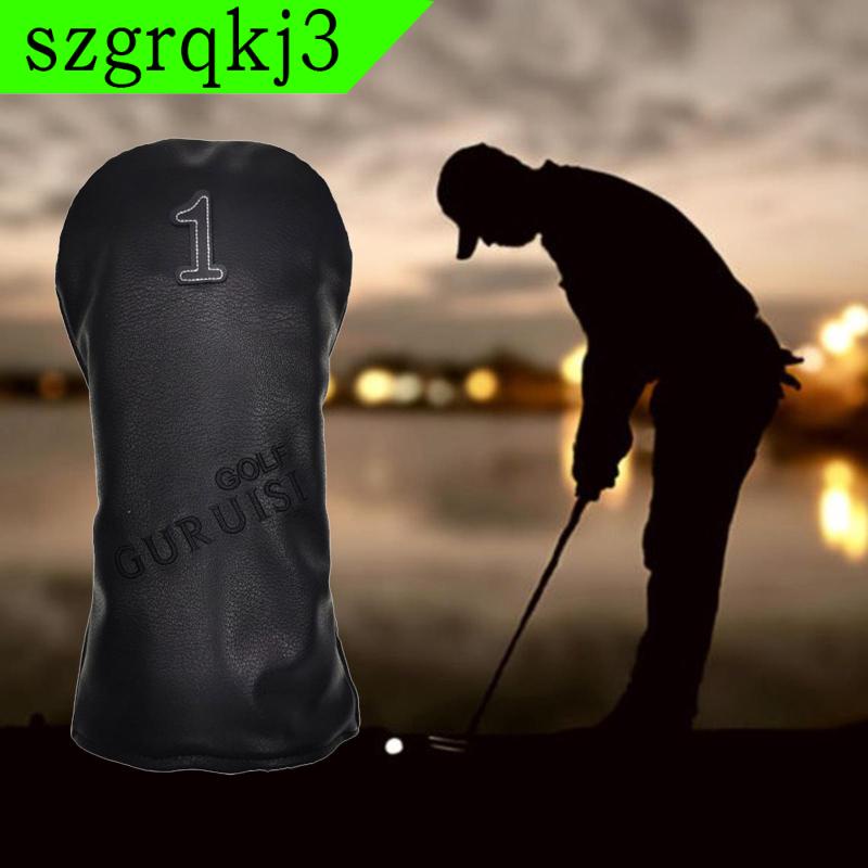 Vỏ bọc đầu Golf Fairway Wood Putter Tay áo lai có thẻ số