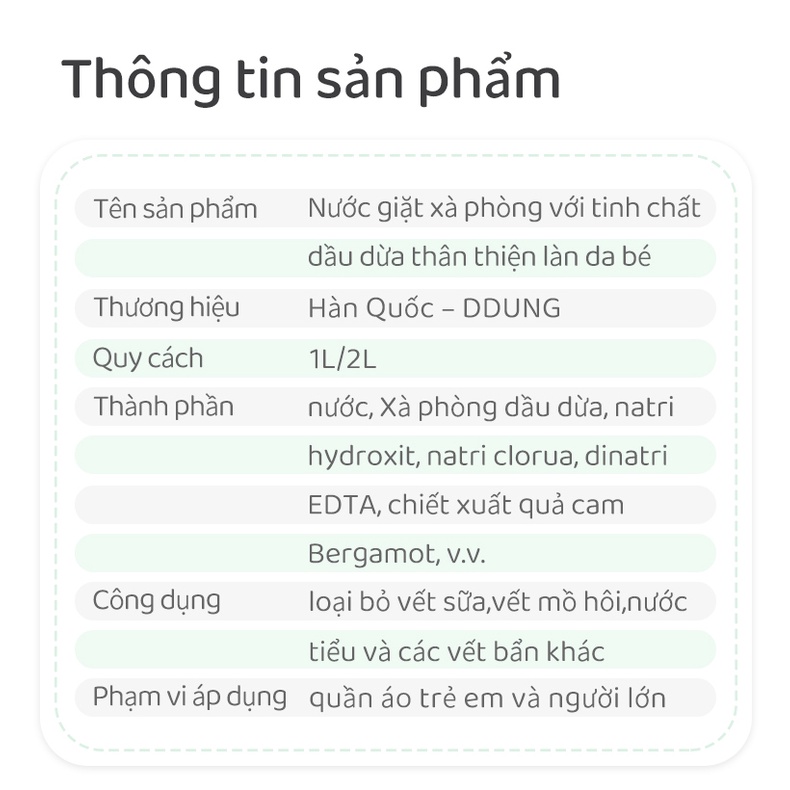 [Free ship] Lốc 3 chai Nước giặt xả quần áo sơ sinh ddung Hàn Quốc giặt siêu sạch đánh bay vết bẩn, thân thiện làn da