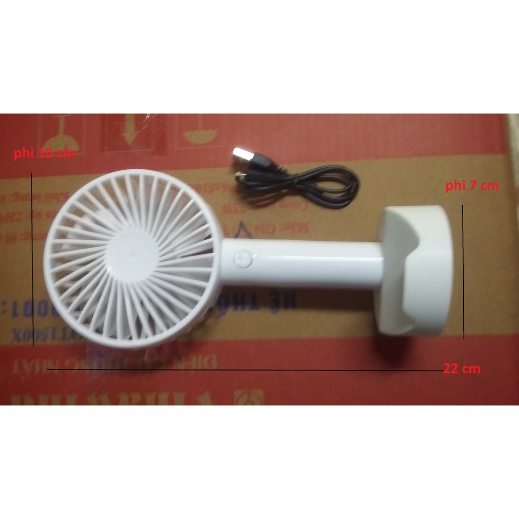 Quạt cầm tay để bàn mini chạy bằng pin xạc