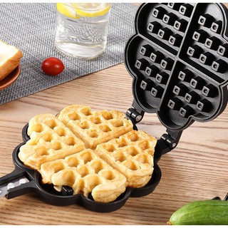 Chảo/ Khuôn nướng bánh waffle hình tim (KHÔNG CÓ HỘP)