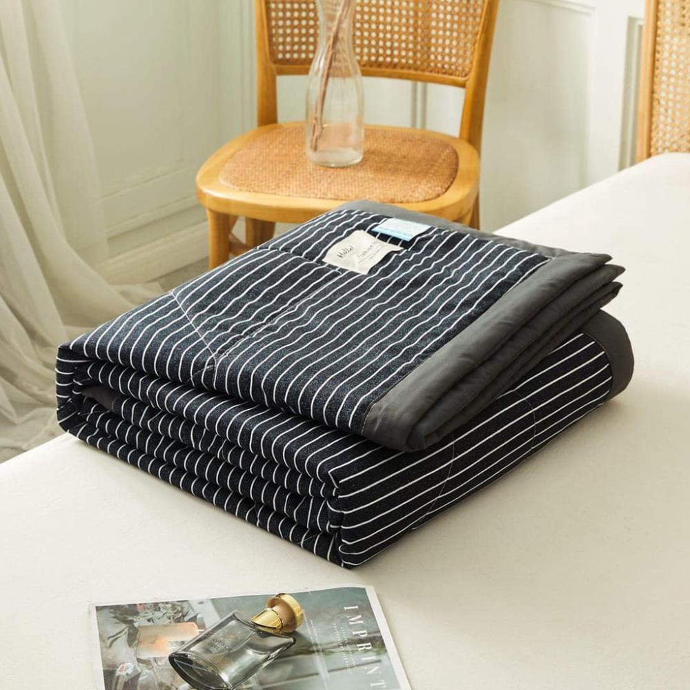 Bộ Chăn Ga Cotton Đũi Chăn Trần Bông Hè Mềm Mịn Nhập Khẩu 4 Món Đủ Kích Thước
