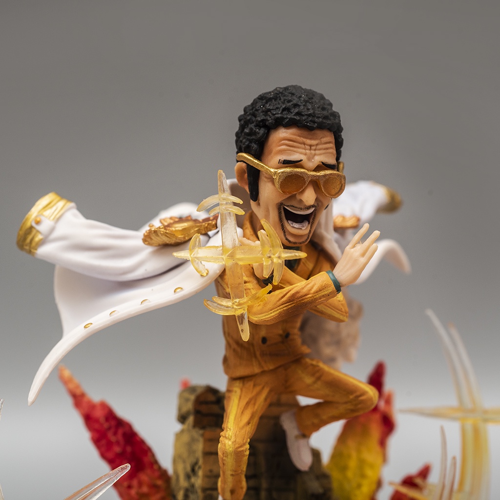 Mô hình One Piece Đô đốc hải quân Kizaru, mô hình OnePiece Figure Đô đốc hải quân Kizaru khỉ vàng Haki Shop