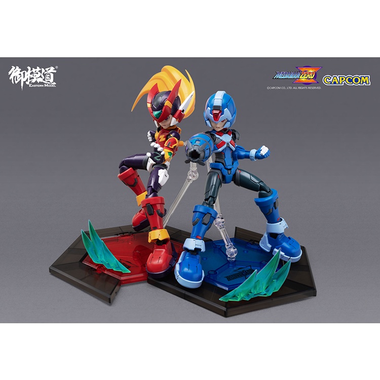 Mô hình lắp ráp CAPCOM Megaman ZERO + Rockman X copy  Royal Model