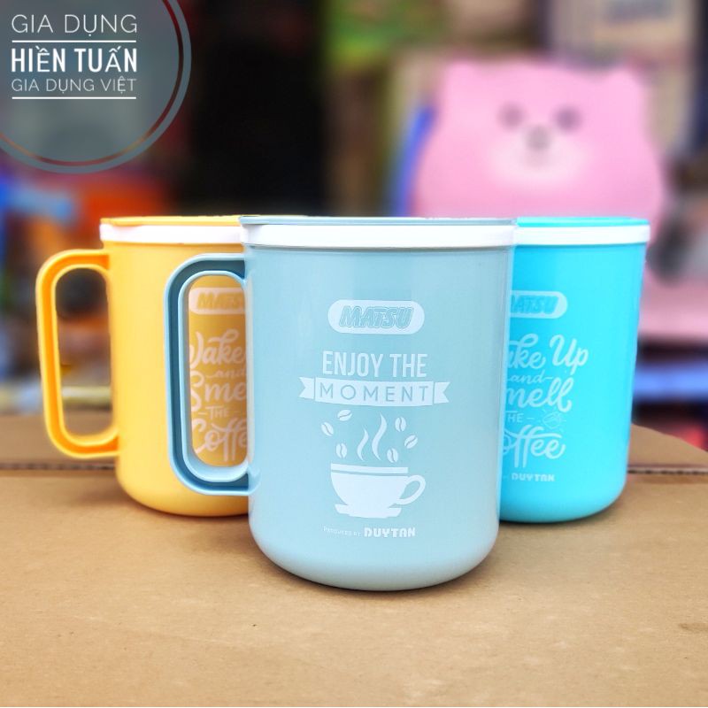 Ca Giữ Nhiệt Matsu 500ml Duy Tân có nắp cắm ổng hút tiện lợi-