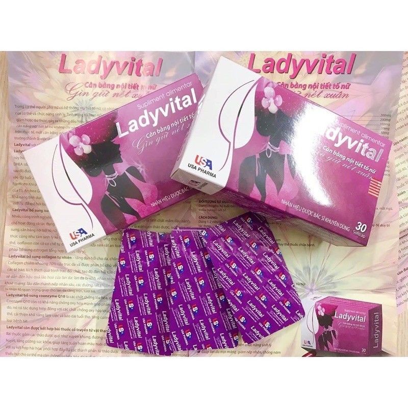 Viên uống bổ sung Nội Tiết Tố Nữ LADYVITAL