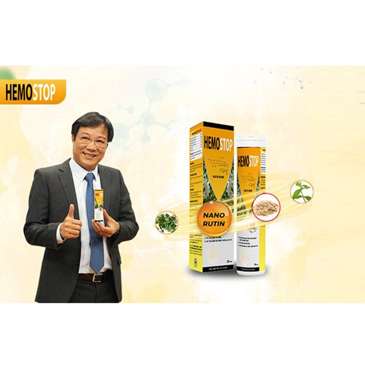 Viên sủi Hemostop - Đánh bay trĩ nội, trị ngoại, giúp nhuận tràng, giảm táo bón - Tuýp 20 viên - VictoryPharmacy | BigBuy360 - bigbuy360.vn