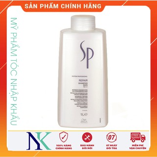 Dầu gội phục hồi tóc khỏi xơ hè tổn SP Wella Repair 1000ml