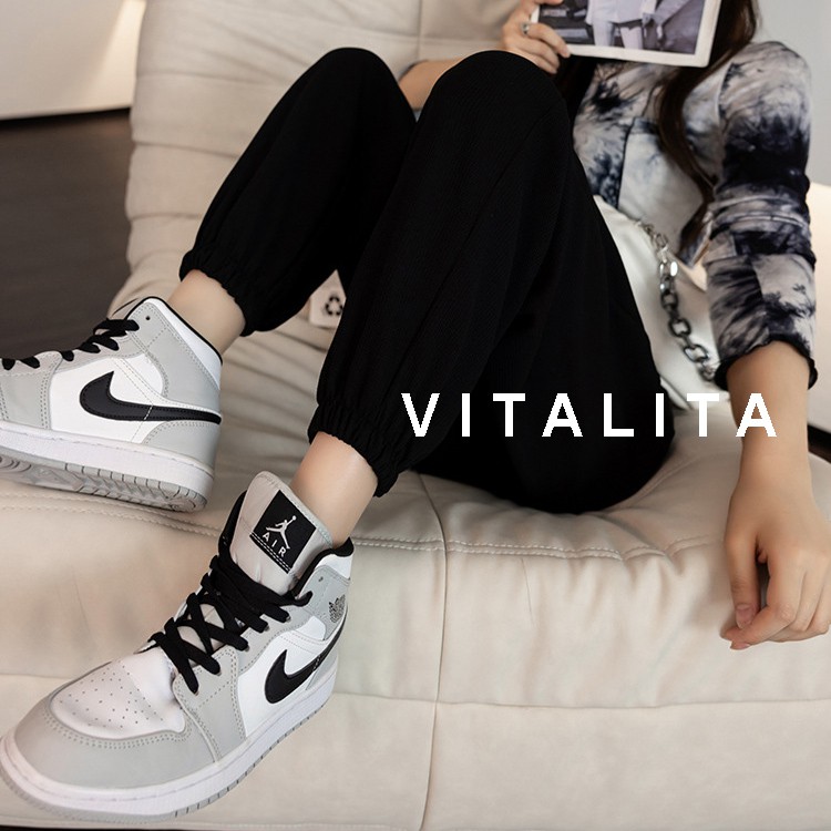 Quần Jogger nữ ống rộng bo gấu có dây rút - Chất vải len tổ ong - Kiểu dáng quần jogger thể thao cao cấp