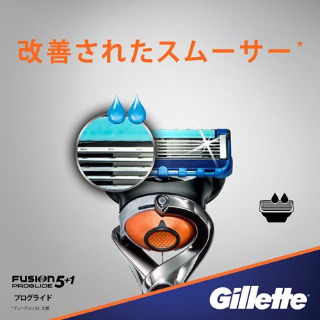Vỉ 04 lưỡi dao thay thế Gillette Fusion 5+1 Proglide, hàng nội địa Nhật Bản