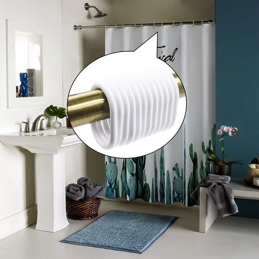 ELLSWORTH Móc Rèm Cửa Bằng Nhựa Màu Trắng / Đen Thay Thế Tiện Dụng Cho Phòng Khách / Phòng
