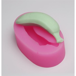 Khuôn Silicone trái cây trái cây Trái Chuối 9 Cm