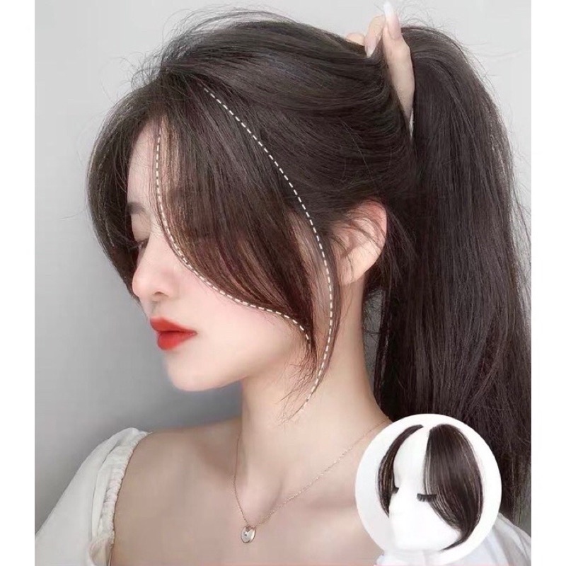 ❇️tóc mái ❇️ Tóc mái giả  layer 2 bên 🥰FREESHIP2 bên 😍 sợi tóc tơ❇️