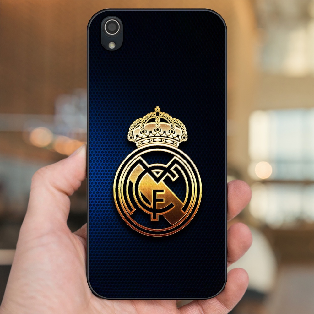 Ốp lưng Vivo Y91c viền đen in hình Real Madrid