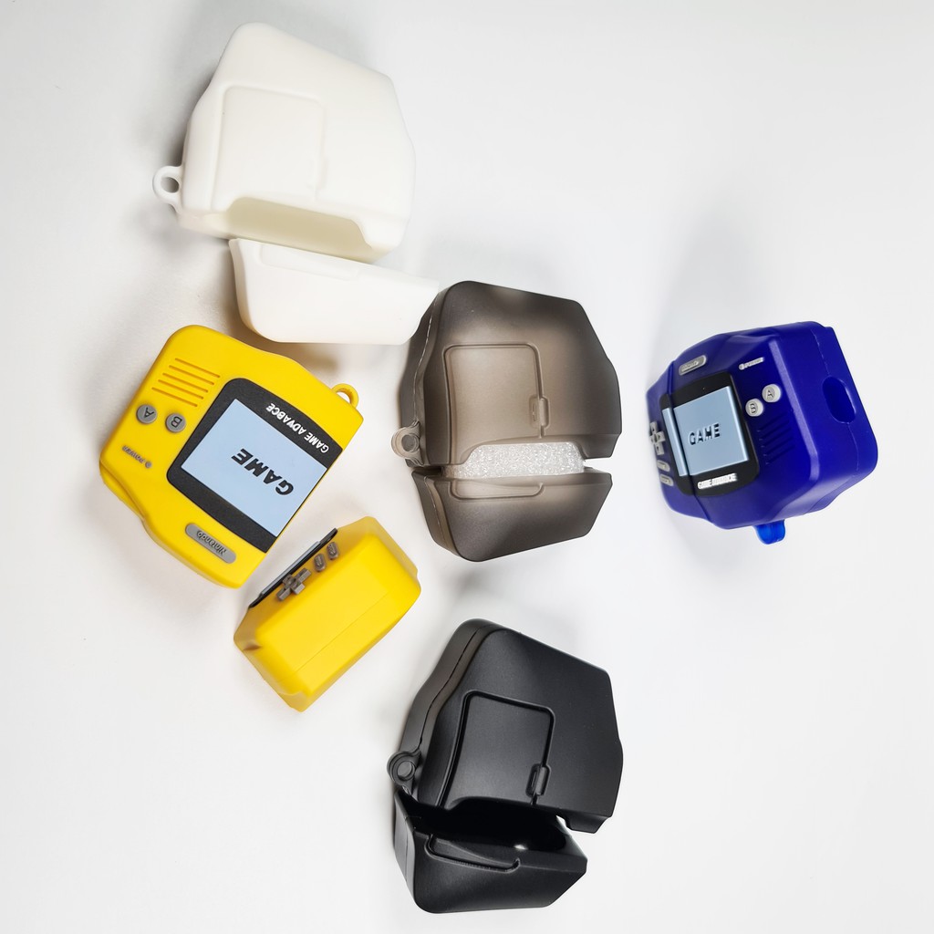 Bao Case Cho Airpods 1/ Airpods 2 / Airpods Pro Hình Máy Chơi GameBoy Advance.