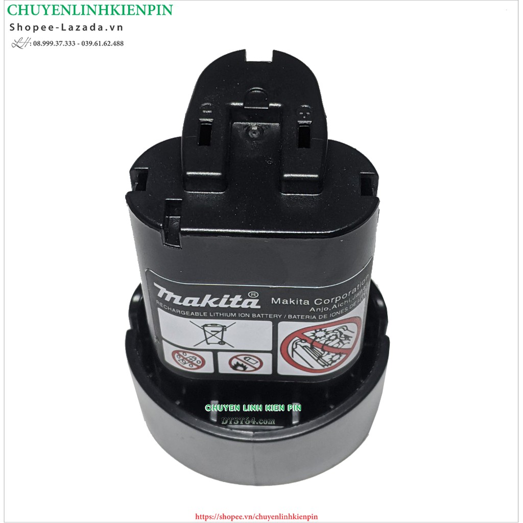 Vỏ mạch Makita 10.8v 12v 3 Cell mạch nhận sạc zin