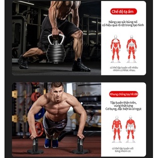 Bộ tạ tay đa năng 40KG  Nâng cấp hoàn toàn mới 4 trong 1  luyện Vừa  tạ tay, vừa là tạ đòn,Mút xốp dày 20mm