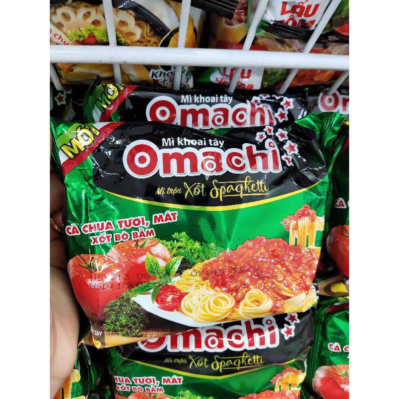 THÙNG 30 GÓI MÌ OMACHI TRỘN SỐT SPAGHETTI