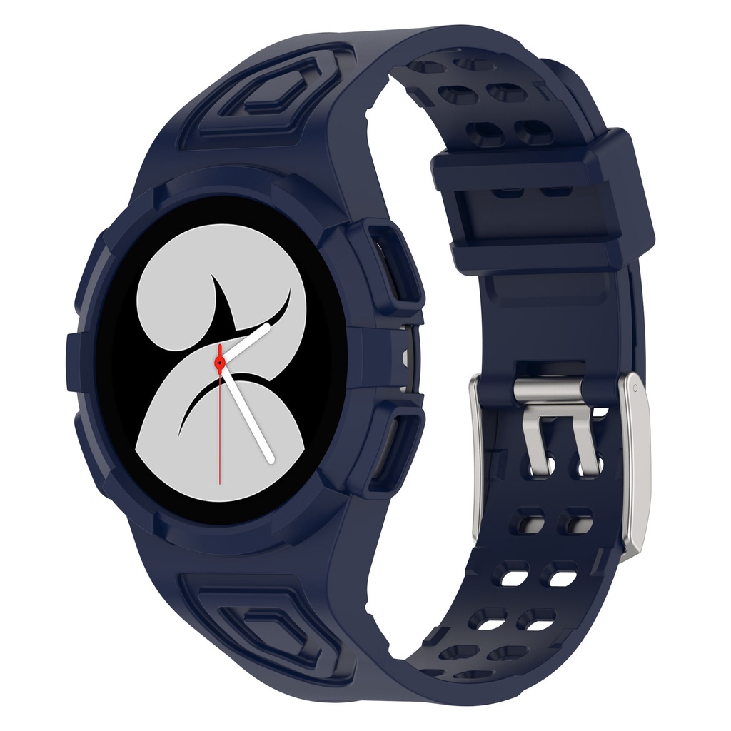 Dây Đeo Thay Thế Bằng Silicone Mềm Trong Suốt Cho Đồng Hồ Samsung Galaxy Watch 4 40mm 44mm