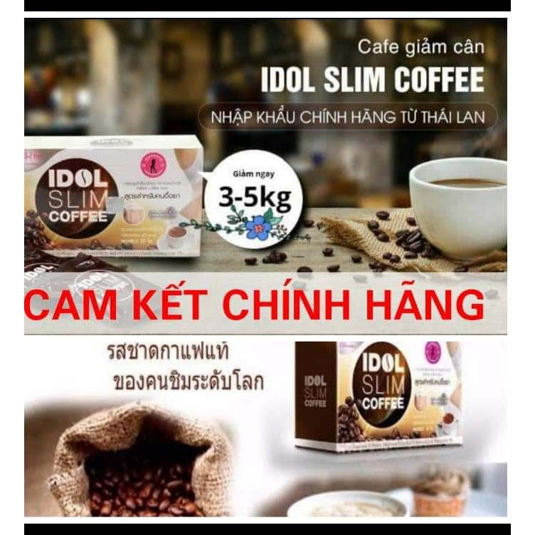 Cà Phê Giảm Cân Idol Slim Coffee Thái Lan (Hộp 10 Gói) | BigBuy360 - bigbuy360.vn