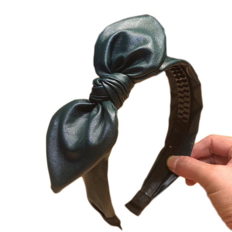 Băng Đô Tai Thỏ Bằng Da PU Hóa Trang Hàng Ngày Cho Bạn Gái