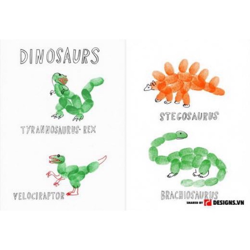 Màu Vẽ Vân Tay An Toàn Cho Bé Bộ 20 Màu Vẽ