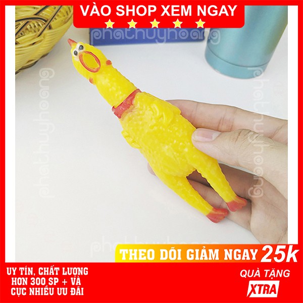 Đồ chơi con gà la hét 🐥 FREESHIP 🚛 Có video thật 🎥 Đồ chơi con gà la hét vui nhộn cao 15cm - Phát Huy Hoàng