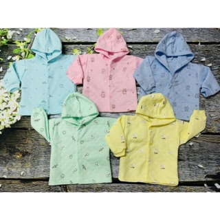 combo 10 áo xốp mũ cho bé, áo xốp kèm nón, áo khoác cho bé (sỉ)